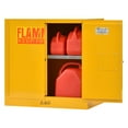thumbnail image 5 of Edsal Steel Freestanding Flammable Liquid Safety Double-Door Storage Cabinet in Yellow (35 in. H x 35 in.W x 22 in. D), 5 of 12