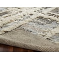 thumbnail image 2 of Kalaty Polaris Area Rug PO-016 Parchment/Greys Scratches Faded 9' 6" x 13' Rectangle, 2 of 2