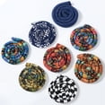 thumbnail image 4 of Banda para el cabello flexible estilo étnico, cuerda de alambre de hierro para el cabello, traje de cola de caballo alta, cerradura en espiral, color sucio, trenza, cerradura de cabello largo, fácil, 4 of 6