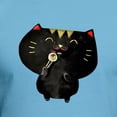 thumbnail image 3 of CafePress - Black Sushi Cat T Shirt - Fitted T-Shirt, Vintage Fit Soft Cotton Tee, 3 of 4