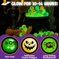 thumbnail image 3 of Joyfy 100 Pcs Halloween Toys for Kids,20 Designs Glow in The Dark Bouncy Balls for Trick or Treate Bags, Goodies Bags Fillers, Halloween Party Favors, 3 of 7