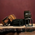 thumbnail image 5 of Women's Belt Pure Top-Grain Genuine Leather Vintage Versatile Pants Belt Wipe Color Wide Soft Genuine Leather Contrast Color Women's Genuine Leather Belt, 5 of 22