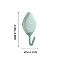 thumbnail image 5 of Nkmbld Large Adhesive Hooks for Hanging Heavy Duty, Leaf Non-Marking Hooks No-Hole Kitchen Bathroom Wall Towel Hooks, Works on Ceramic, Marble, Glass, Metal, 5 of 7