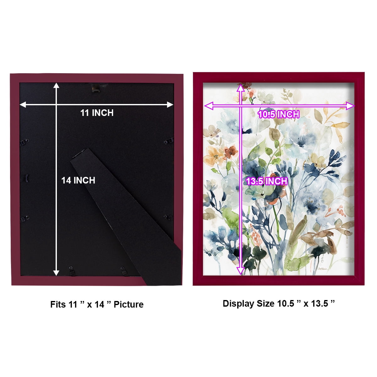 Holland Spring Mix -Framed Print w/glass-Cherry Red