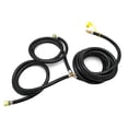 thumbnail image 2 of MENSI 16 Feet Y Splitter RV Propane Extension Hose for Two Outdoor Gas Grill to Hook Up RV 1/4" Quick Connect Adapter, 2 of 5