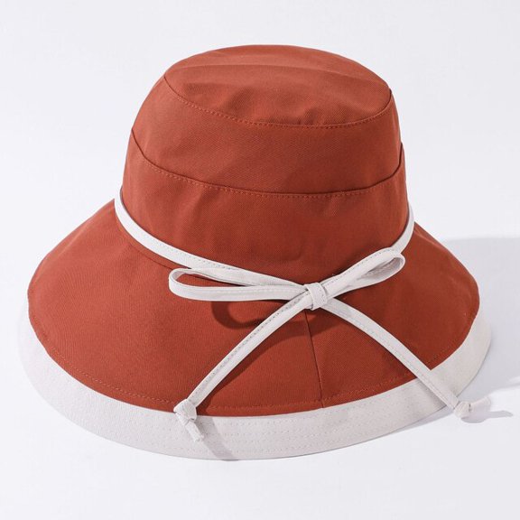 SikaFu Bucket Hat New Fashion Spring Summer Hat Women Cotton Fishing Cap Ladies Wide Brim Sun Hat Female Anti-UV Panama Hat