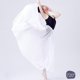 thumbnail image 3 of Womens Performances Lyrical Dancing Skirt Sheer Chiffon Elastic Waist Big Swing Long Wrap Skirt for Dance Festivals White 72 L, 3 of 4