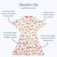 thumbnail image 4 of SleepingBaby Zipadee-Zip Transition Swaddle for Self-Soothing & Better Sleep, Woodlands, Medium (6-12 Months), 4 of 8