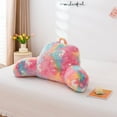 thumbnail image 2 of Reading Pillow Glow in The Dark Bed Rest Wedge Kids Glow Backrest Pillow Unicorn Print with Arms Back Support for Sitting Up in Bed Cushion, Rainbow, 2 of 16