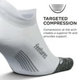 thumbnail image 2 of Feetures Elite Light Cushion No Show Tab Ankle Socks - Sport Sock with Targeted Compression - White, S (1 Pair), 2 of 6
