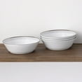 thumbnail image 2 of Noritake Silver Colonnade Set of 4 Soup Bowls, 2 of 7