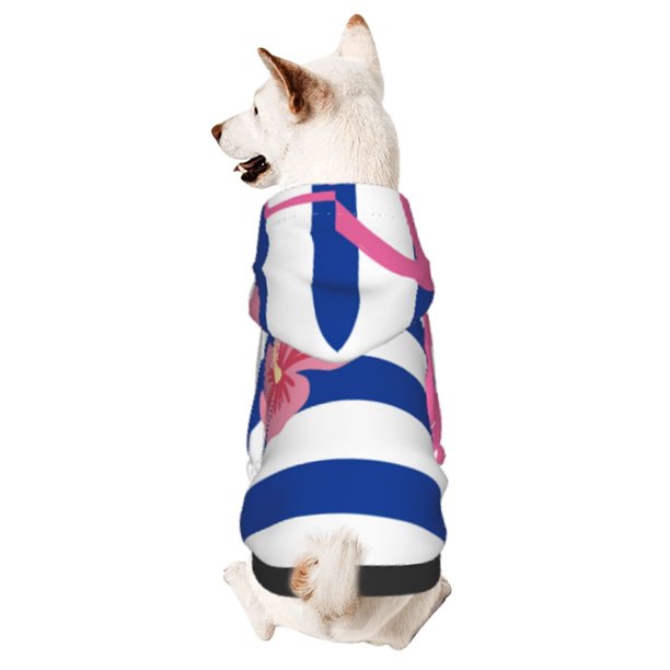 Balery Pink Flamingo Sudadera con Capucha para Perros Pequeños – Ropa para Mascotas, Disfraz para Perros y Gatos, Ideal para Fiestas y Cosplay-Medium