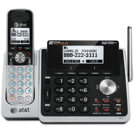 TL88102/2 LN CORDLESS ANSWER SYSTEM AT&T TL88102