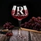 thumbnail image 5 of Copa de vino Gumry personalizada con monograma letra R 470 ml, 5 of 8