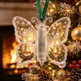 thumbnail image 7 of Christmas Cash Gift Butterfly Ornament, Money Holder for Rolled Bills, Hanging Christmas Tree Decoration, Festive Stocking Stuffer Keepsake for Holiday Gifting, 7 of 7