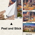 thumbnail image 4 of Peel and Stick Wallpaper Waterproof Cincinnati Ohio Skyline Wall Mural Decor Self Adhesive and Removable 100in x 144in, 4 of 8