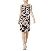 Ivanka Trump Floral-Print Scuba Popover Dress (BlackBlush, 2)