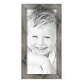 thumbnail image 2 of ArtToFrames 9" x 19" Winter White Barnwood 1.5 Inch Picture Frame, 9x19 inch Brown MDF Poster Frame (WOM-4661),  Pack, 2 of 5