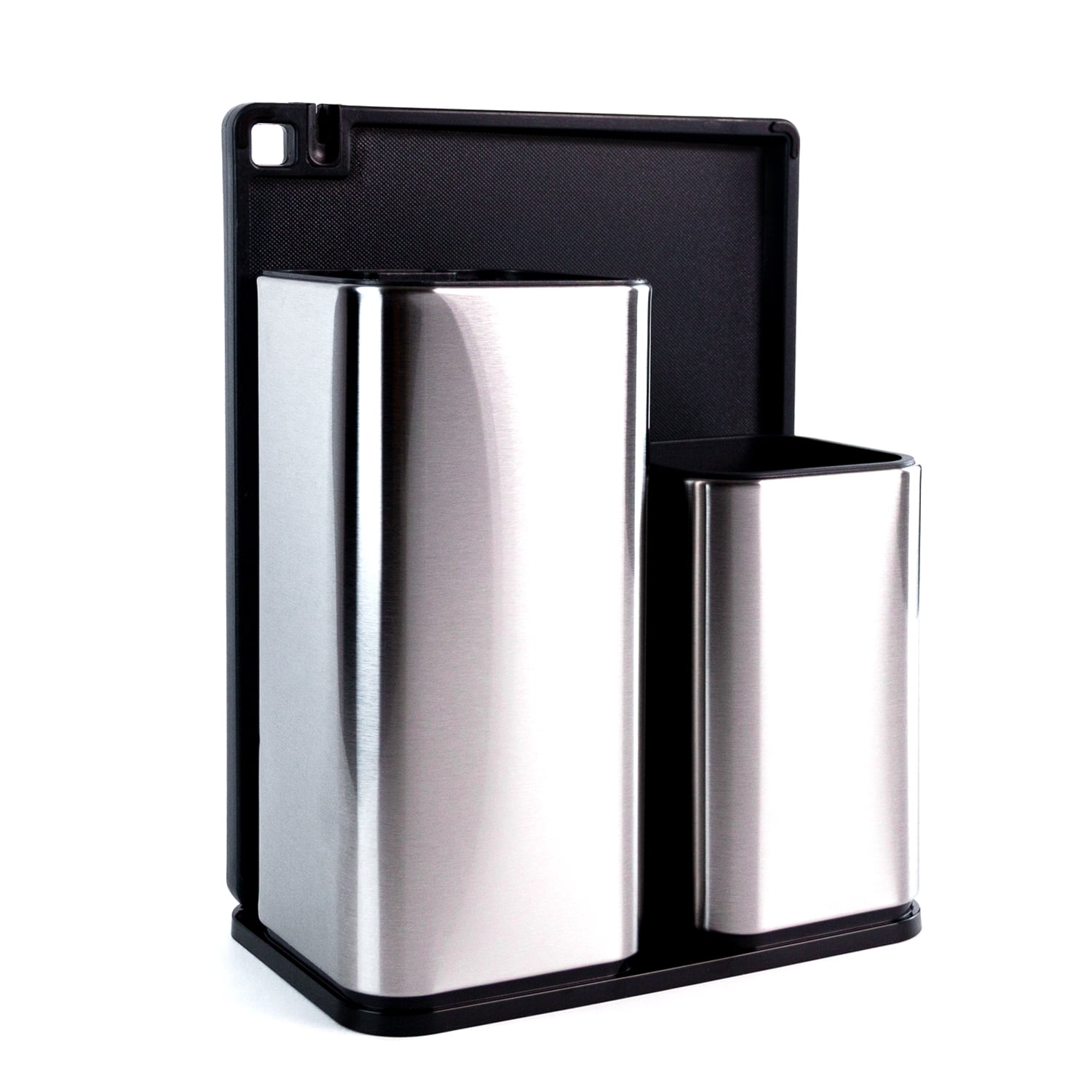 KAUKKO Knife Holder and Utensil Holder Stainless Steel Modern