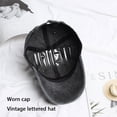 thumbnail image 2 of Women Baseball Cap Men Casquette Snapback Letters Baseball Caps Hats Bad Hair Day Adjustable Caps, 2 of 9