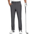thumbnail image 2 of GrmtClth Golf Pants for Men Stretch Dress Pants Quick Dry Lightweight Slacks Trousers for Business Casual Travel Office L, 2 of 9