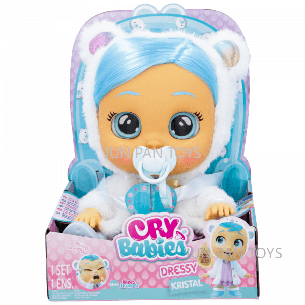 Muñeca sorpresa original Cry Babies Magic Tears Mini Story House Golden House, juguetes coleccionables para niños, figuras Dressy Kristal Katie