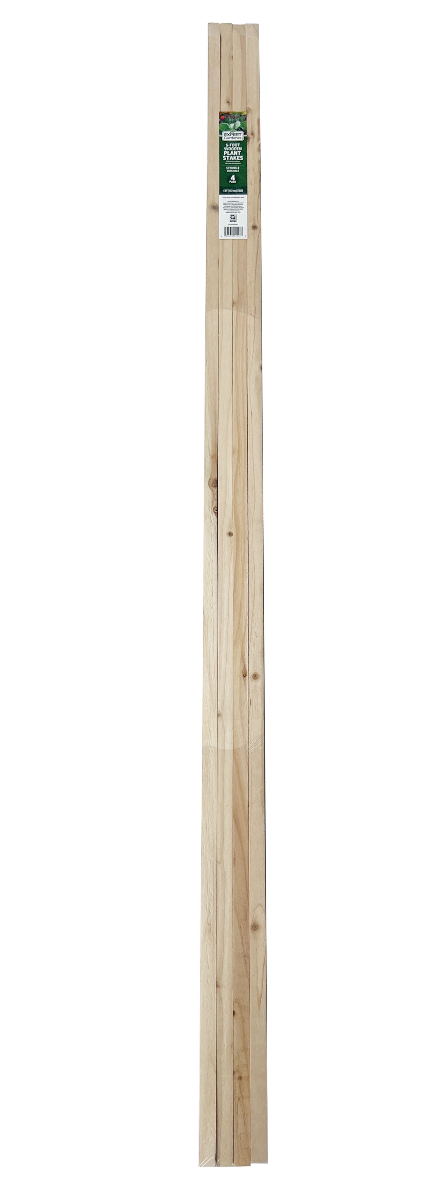 Expert Gardener 5ft Wood Stake 4pc