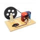 thumbnail image 1 of Generador de corriente alterna y continua accionado manualmente. Equipo experimental de física y electricidad para escuelas secundarias y preparatorias (J24019)., 1 of 5