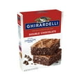 Ghirardelli Double Chocolate Premium Cake Mix, Includes Chocolate Chips
