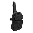 thumbnail image 2 of Bolsa bandolera para exteriores, multifunción, impermeable, de nailon, de alta capacidad, estilo militar, para acampar y viajar, color negro, 2 of 14