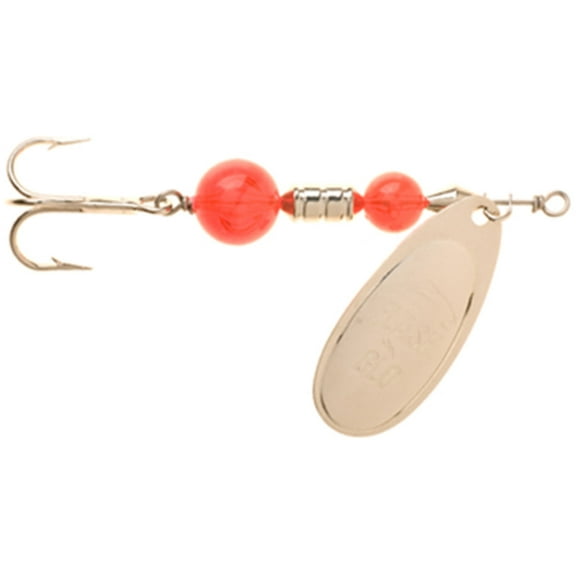 Yakima Bait Flash Glo UV In-Line Spinner, 1/4 oz, Nickel