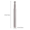 thumbnail image 2 of FUTUREORYY 6Pcs Silver Steel Hexagon Bit Damaged Screw Remover for Repair Professional Use, 2 of 6
