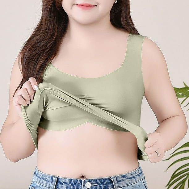 Pijama de manga corta para mujer, de verano, talla grande, con tirantes, almohadillas para el pecho y el centro de la espalda, sin mangas y pijama interior, blusa de poliéster para mujer.