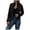 A1-Black, variant on YDFCWXW Women's Suede Jackets 2025 Fall Casual Business Long Sleeve Open Front Cropped Blazer Jacket Coat Black, L