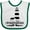 White and Green, variant on Inktastic I Love Lighthouses Girls Baby Bib