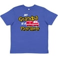 thumbnail image 3 of Inktastic My Grandpa is a Firefighter with Fire Truck Youth T-Shirt, 3 of 5