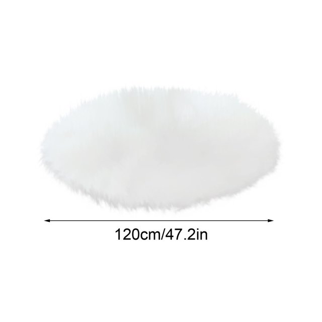 Ganfancp Peluche de Punto Falda Del Árbol Pures Color de Navidad Decoración Del Árbol de Navidad de Felpa Falda Del Árbol Rebajas Hoy Liquidación 1 X Falda para Árbol de Navidad