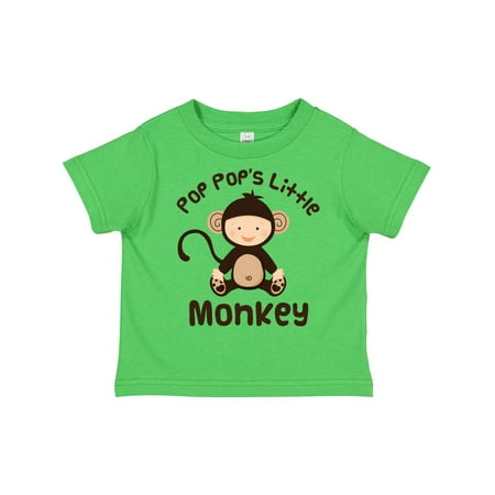 

Inktastic Pop Pop s Little Monkey Gift Toddler Boy or Toddler Girl T-Shirt