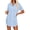 Wathet, variant on Shine Up Womens Swimsuit Cover Up Shirt Summer Cardigan Tops Bikini Beachwear Loose Beach Bathing Suit