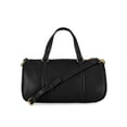thumbnail image 3 of Free Assembly Women's Faux Leather Frame Satchel Handbag, Black, 3 of 6