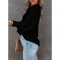 thumbnail image 6 of FARYSAYS Ladies Long Sleeve Blouses Button Front Long Sleeve Blouses for Women Dressy Casual Sexy Long Sleeve Shirts for Women Blouses V Neck Summer Tops, 6 of 10