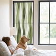 thumbnail image 3 of Sage Green Stripes Window Privacy Film, Retro Farmhouse Abstract Ripple Static Cling UV Sun Blocking Tint Film Heat Control Windows Films for Bedroom Bathroom, Window Stickers 29.5"x78.7", 3 of 8