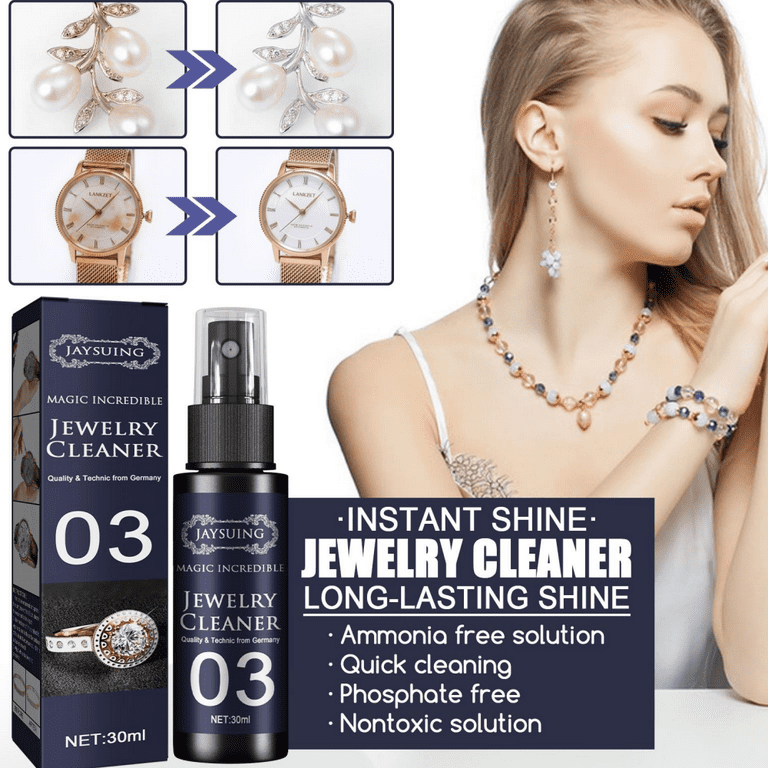 30/50ml Diamond-Shine Jewelry Cleaner Watch Rings Cleaning Spray  All-Purpose Cleaner Anti Tarnish Jewelry Cleaner Color Protection Diamond  Cleaning