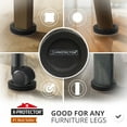 thumbnail image 5 of X-Protector Felt Sliders for Hardwood Floors - 16 Pcs 3.5” Furniture Sliders - Move Furniture Easily, 5 of 7