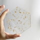 thumbnail image 3 of Juego de 12 Posavasos AcríLicos de LáMina Dorada para Bebidas, Posavasos de Té de Estilo NóRdico, Almohadilla Aislante para Tazas de Café para Tazones, 9,5X10,8 cm, 3 of 9