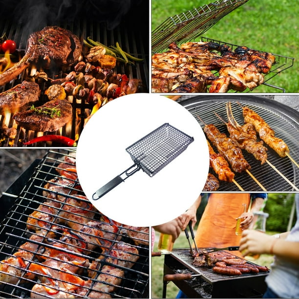 13 Pouces Coréen Barbecue Grill Multifonctionnel Charbon De Bois Barbecue  Rond Camping Grill De Table Fumeur Grill Grillé Net Et Plateau pour Cour  Pique-Nique Plage Barbecue 