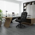thumbnail image 3 of Pemberly Row Contemporary Executive High Back LeatherPlus Chair in Black, 3 of 8