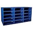thumbnail image 3 of PaconÂ® 70% Recycled Mailbox Storage Unit, 15 Slots, Blue, 3 of 4