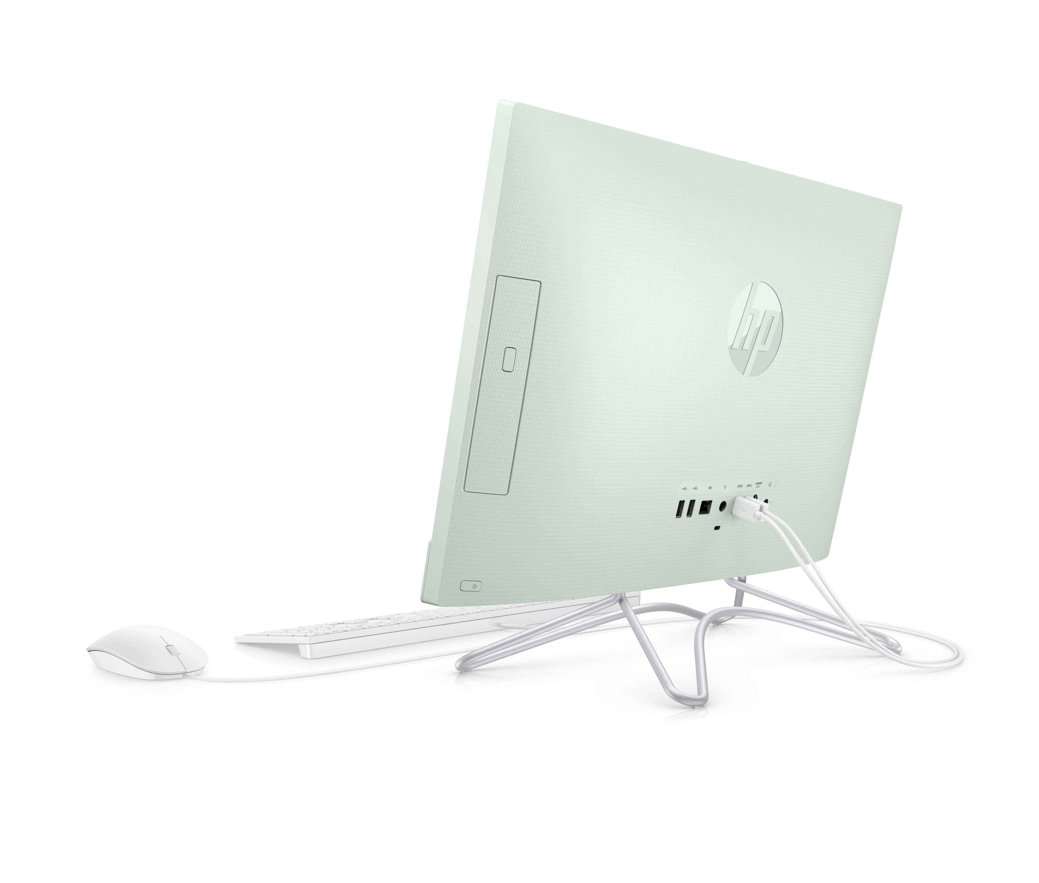 HP 22-c0073w All-in-One PC, 22" Display, Intel Celeron G4900T 2.9 GHz, 4GB RAM, 1TB HDD - image 4 of 5
