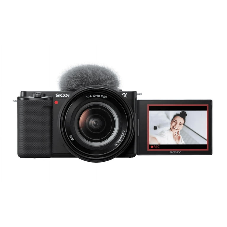 Sony ZV-E10 Mirrorless Vlogging Camera with 16-50mm Lens & 64GB